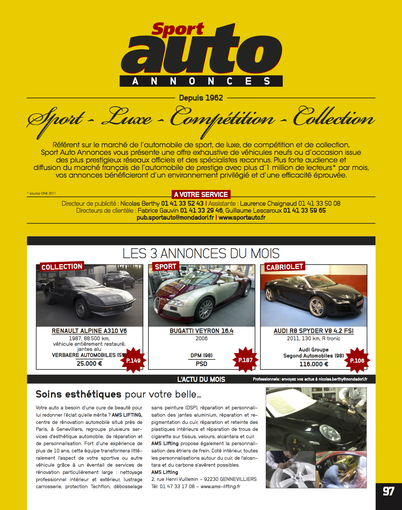 REPORTAGE: AMS LIFTING SUR SPORT AUTO