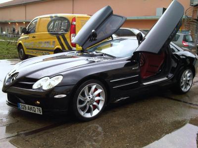 Lustrage carrosserie mercedes SLR 