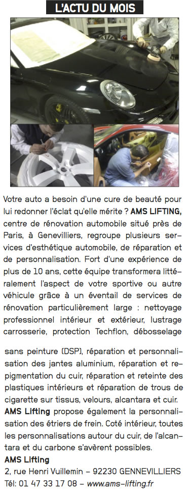 article parru dans SportAuto